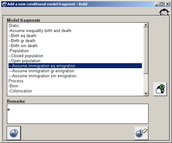 Add conditional model fragment